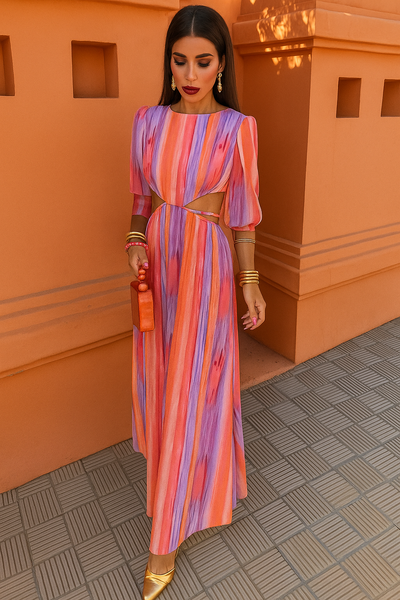 PALOMA | Midi dress with slits.