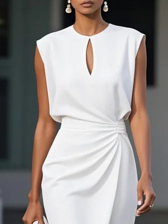 ALESSIA | Designer midi dress.