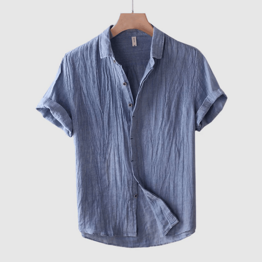 LOREN | Short-sleeved linen shirt
