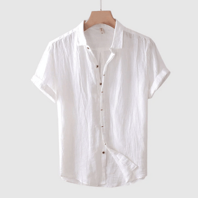 LOREN | Short-sleeved linen shirt