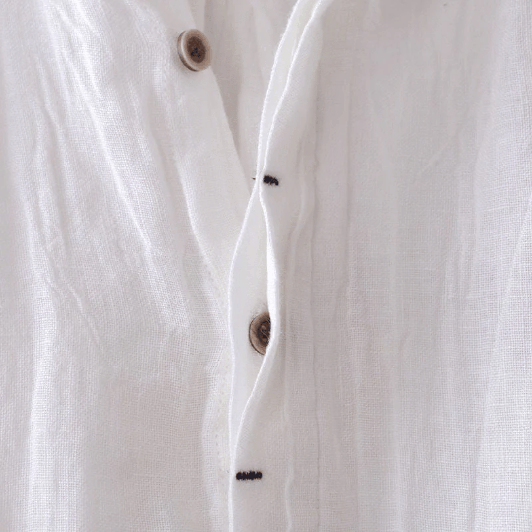 LOREN | Short-sleeved linen shirt