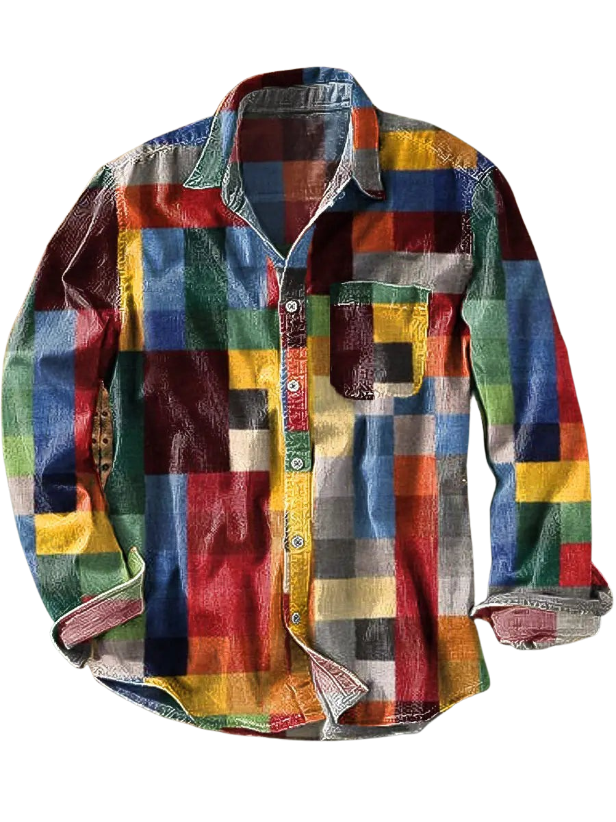 JOEL | Printed long-sleeved shirt