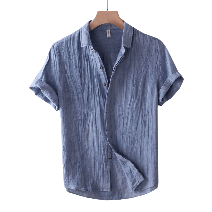 LOREN | Short-sleeved linen shirt