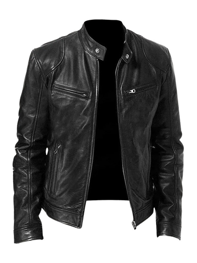 Carlos | Elegant Leather Jacket