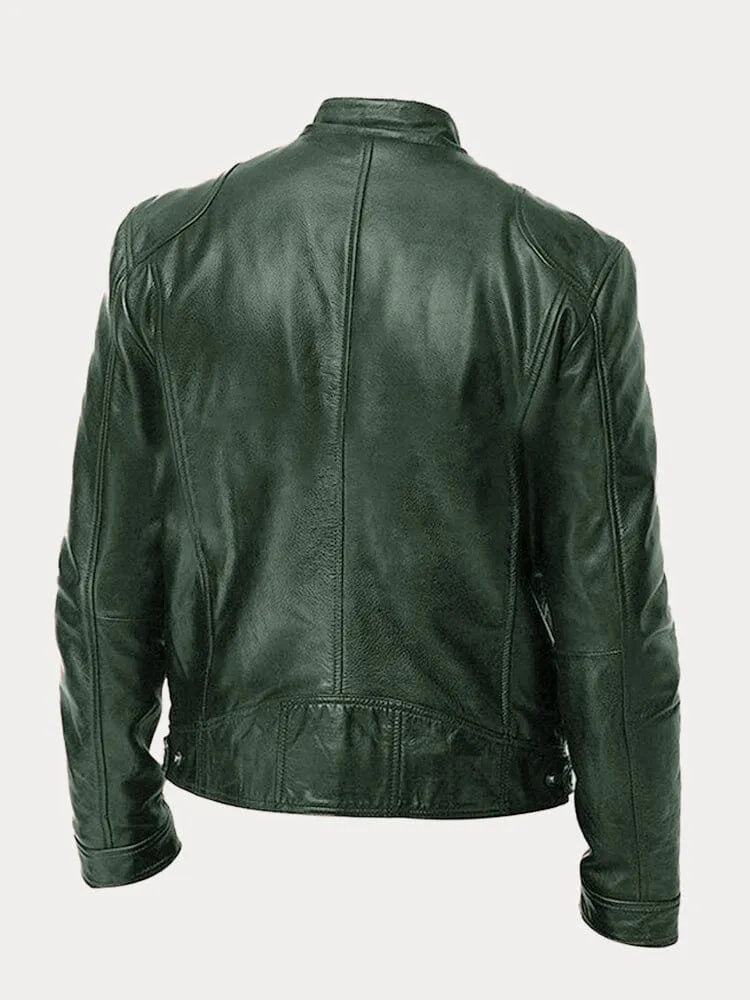 Carlos | Elegant Leather Jacket