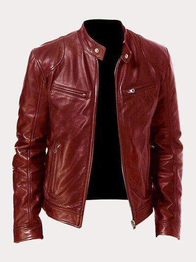 Carlos | Elegant Leather Jacket