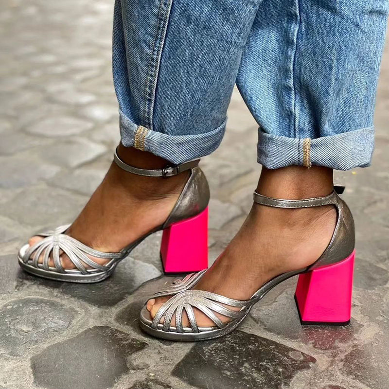 Sofia | Chunky heeled sandals