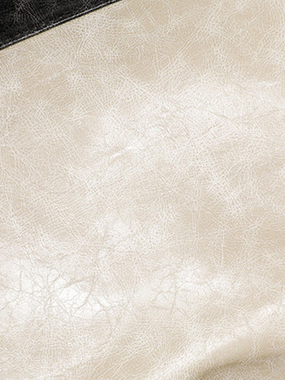 Fashionable women's handbag in color blocks