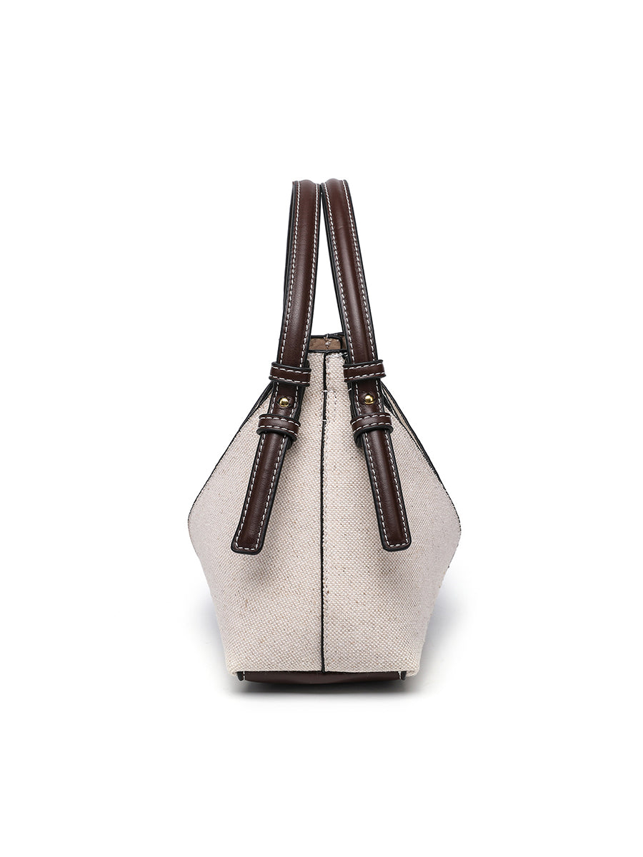 Women's Canvas Crossbody Wallet with Gold Zipper