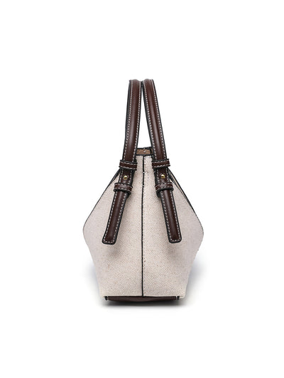 Women's Canvas Crossbody Wallet with Gold Zipper