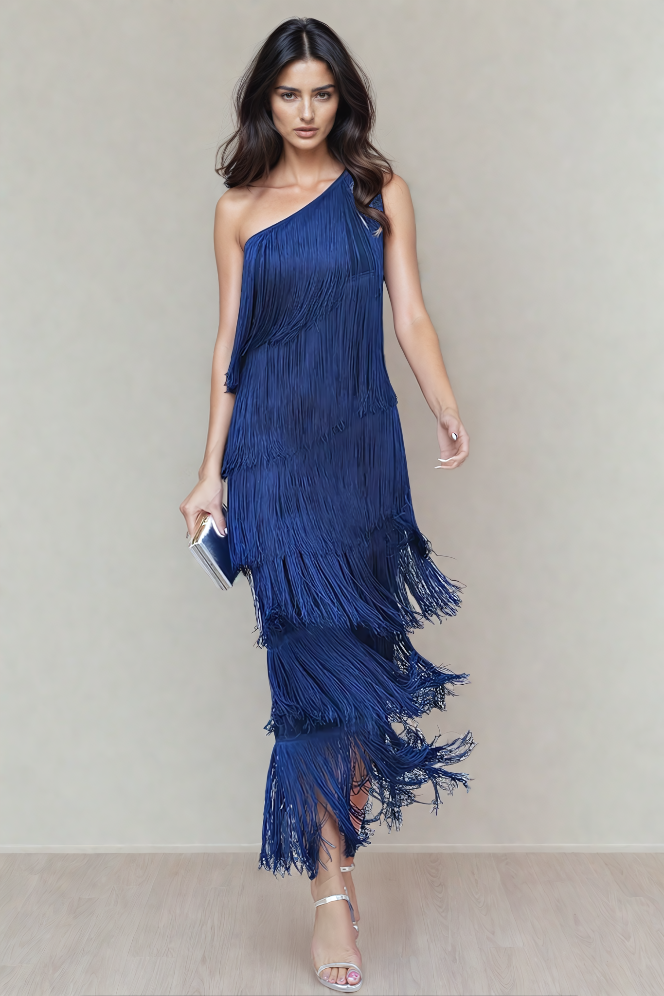 VALERIA | Dress with fringe.