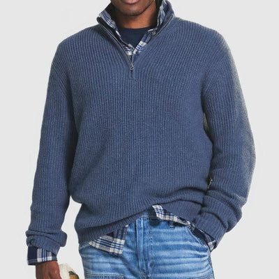 Antonio | Knitted Sweater with Zipper