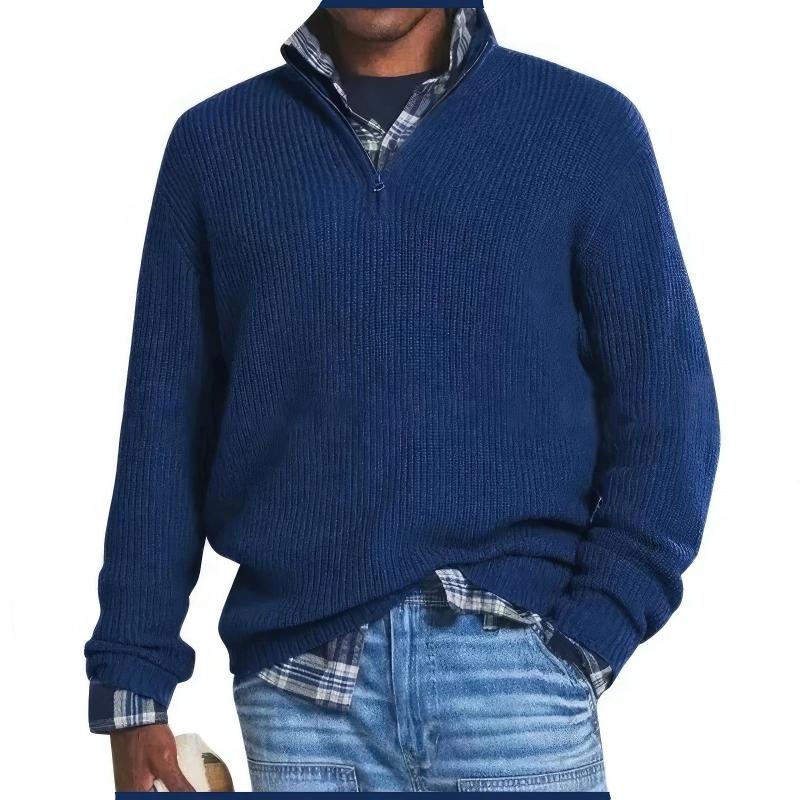 Antonio | Knitted Sweater with Zipper