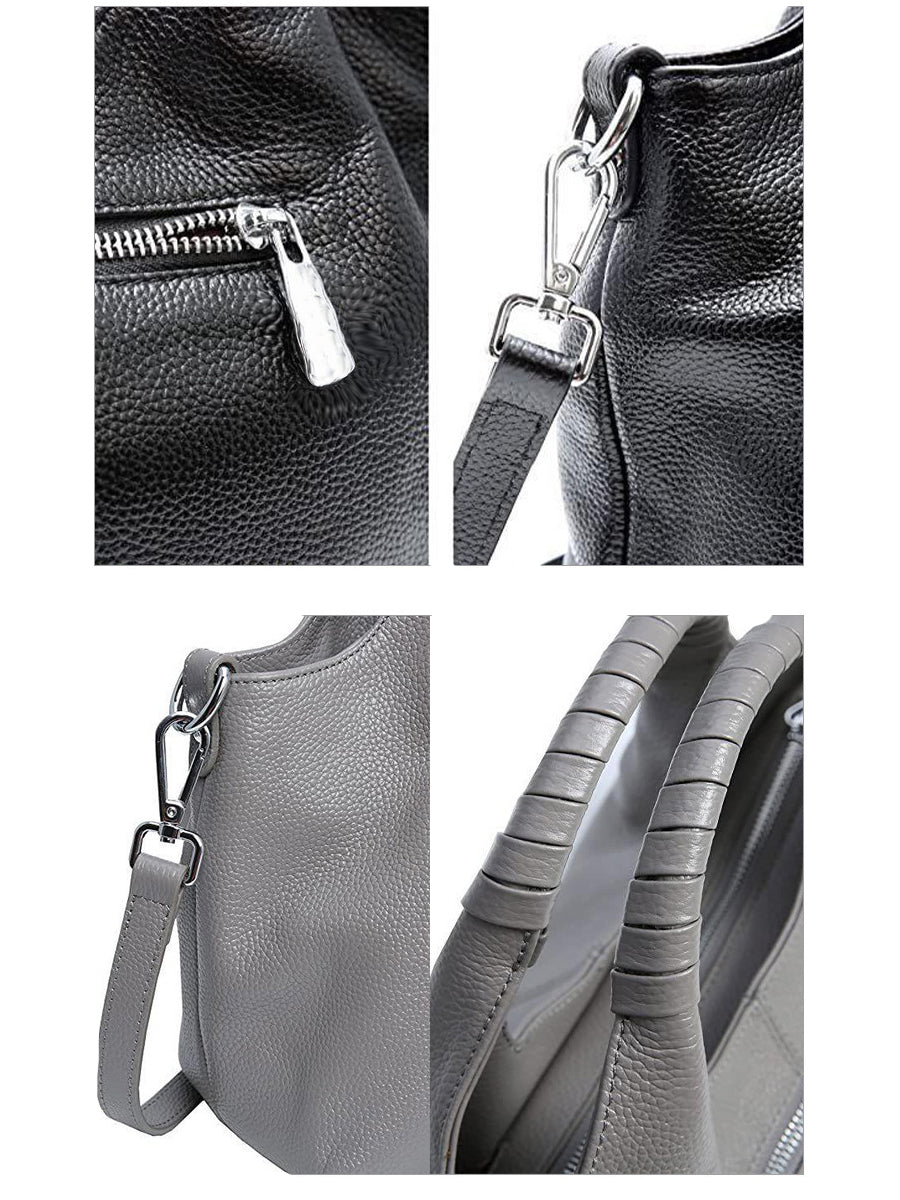 Elegant leather handbag