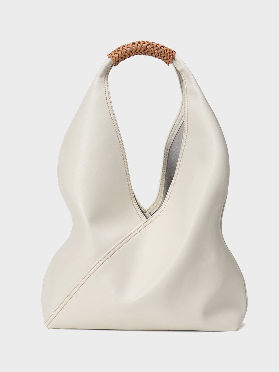 Fashionable designer leather handbag