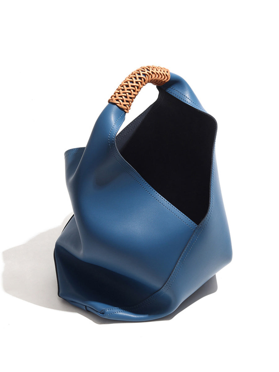 Fashionable designer leather handbag